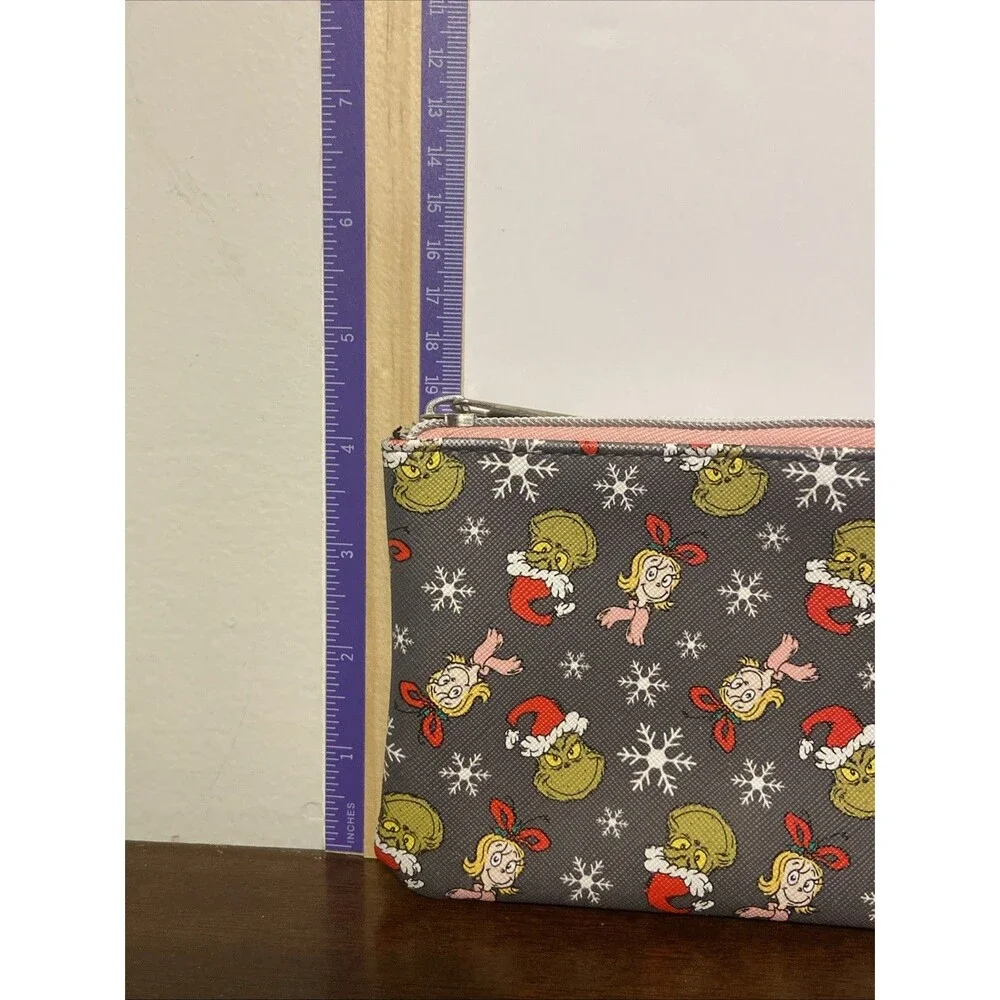 Bio World Dr. Seuss The Grinch Travel Cosmetic Bags Set Of 2 Toiletry Pouch
